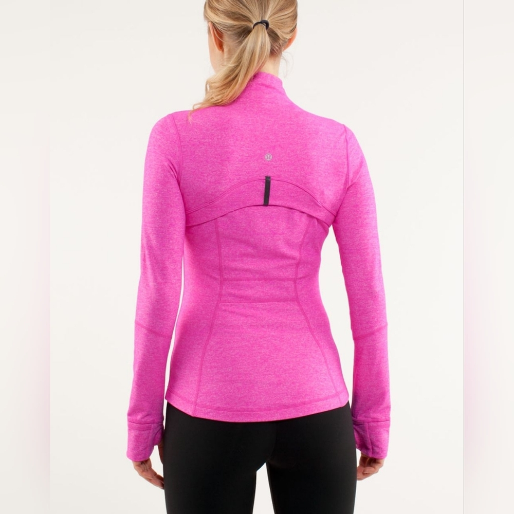 Women's Pink Zip-Up Jacket - Picture 2 of 12